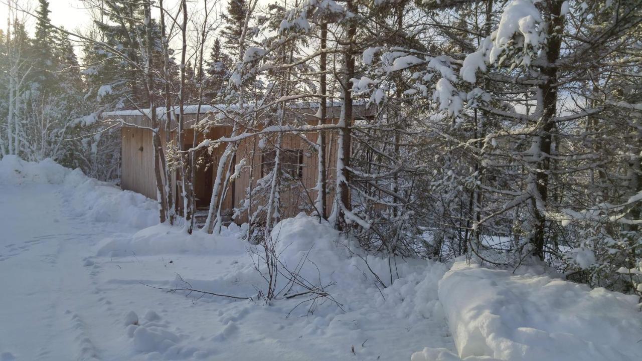 Résidence touristique Lodge des Bois Saint-Félix-d'Otis Esterno foto